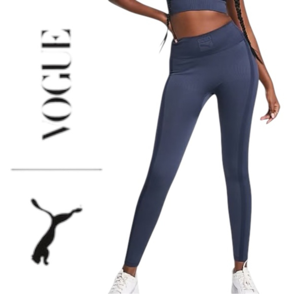 NWT Puma x Vogue Leggings Dark Blue Size L